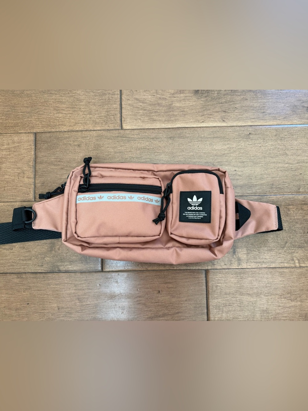 Adidas crossbody bag- color clay/black NWOT